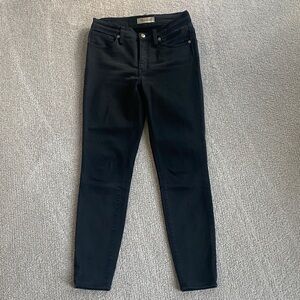 Madewell Classic Black Skinny Jeans